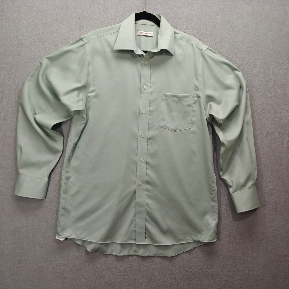 Joseph Abboud Classic Dress Shirt Mens 16 34/35 Non Iron Cotton Business Casual